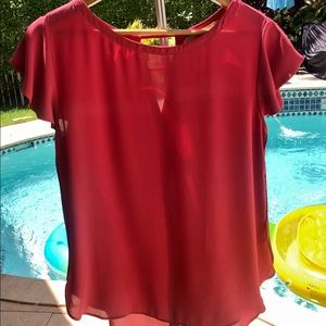 Loft short sleeve blouse